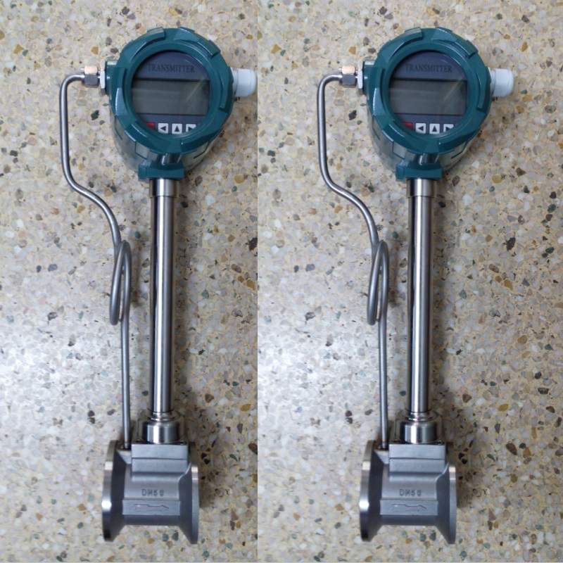 温度压力补偿一体型智能涡街流量计 24VDC/锂电池供电蒸汽流量计